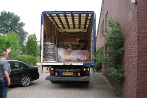 Vorübergehende Verlagerung von Vaart Ausrüstung